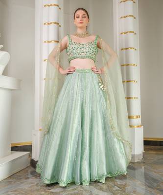 Sage Green Lehenga Set 1