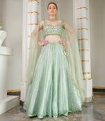 Sage Green Lehenga Set