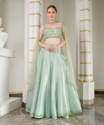 Sage Green Lehenga Set 2