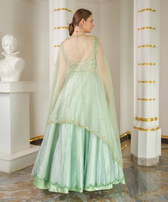 Sage Green Lehenga Set 4