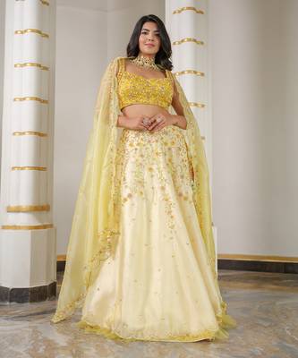 Yellow Lehenga Set 1