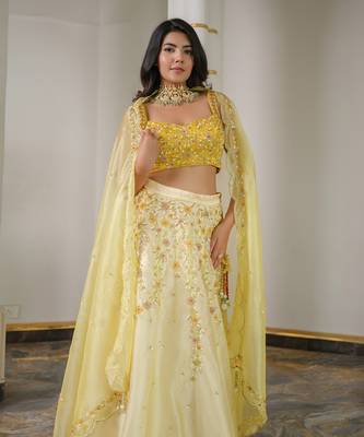 Yellow Lehenga Set 2