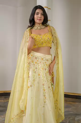 Yellow Lehenga Set