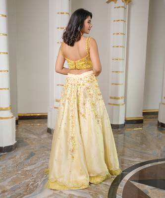 Yellow Lehenga Set 3