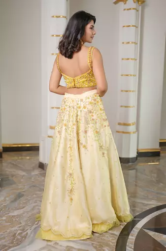 Yellow Lehenga Set