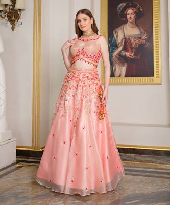 Orange Lehenga Set 1