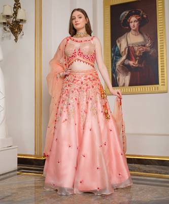 Orange Lehenga Set 2