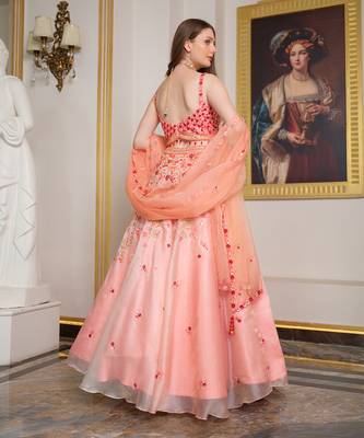Orange Lehenga Set 4