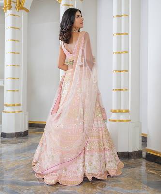 Baby Pink Lehenga Set 2