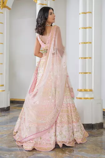 Baby Pink Lehenga Set