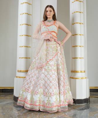 White Lehenga Set 1