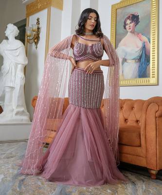 Muave Lehenga Set 3