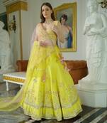 Lime Green Lehenga Set