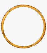 Women set of four 24ct copper gold-plated handcrafted stone-studded bangle