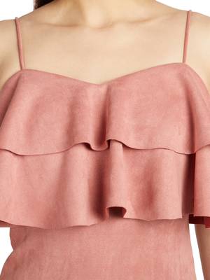 Strappy dress with front layer detail 4