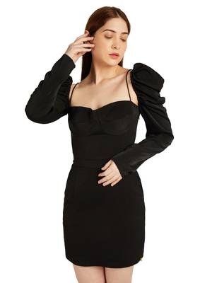 Black corset style dress 1
