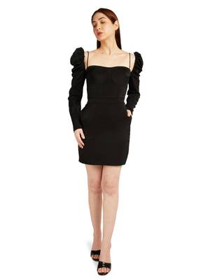 Black corset style dress 4