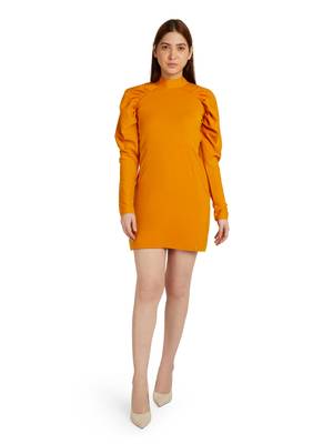 Pleated sleeve dress 4