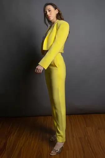 Cropped jacket & pant set