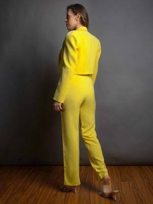 Cropped jacket & pant set 5