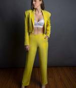 Cropped jacket & pant set