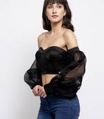 Off shoulder corset top