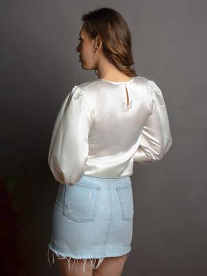 White satin top 4
