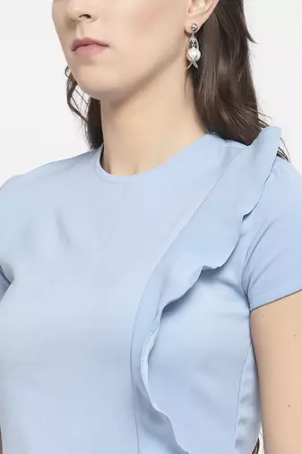 Side ruffle drfess
