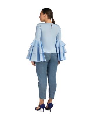 Layered flare sleeve top 2