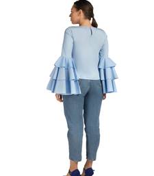 Layered flare sleeve top