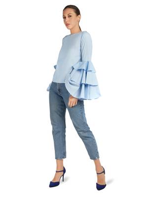 Layered flare sleeve top 3