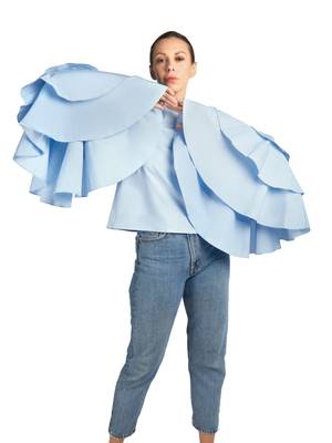 Layered flare sleeve top 4