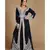 Black color full sleeves Handmade Moroccan Kaftan with Sun-proof hiijab