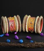 Set of  26 meenakari bridal chuda