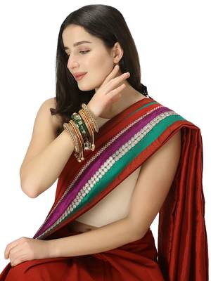 Set of 26menakari bridal chuda with hangings 4