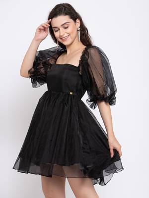 Puff sleeve tutu dress 5