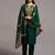 Clemira Green Color Embroidered Women'S Kurta Palazzo Dupatta Set