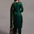 Clemira Green Color Embroidered Women'S Kurta Palazzo Dupatta Set
