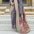 Kimisha women's grey silk woven saree with unstitched blouse piece