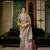 Kimisha women's light brown silk woven saree with unstitched blouse piece