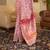 Kimisha women's pink silk woven saree with unstitched blouse piece