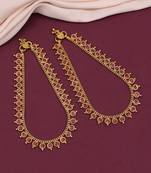 Maroon color anklets