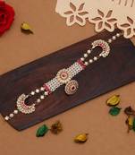 Rani color rajasthani borla kundan matha patti