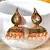 Gold-plated green classic jhumki earrings for women & girls | traditional earrings women| gold plated jhumkis festive