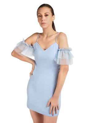 Cold shoulder bodycon dress 2