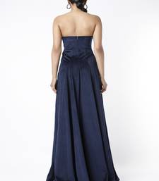 Velvet bandeau gown