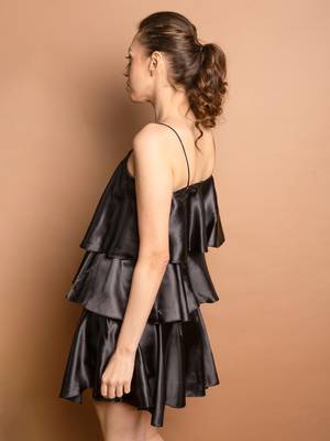 Black frill dress 2