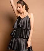 Black frill dress
