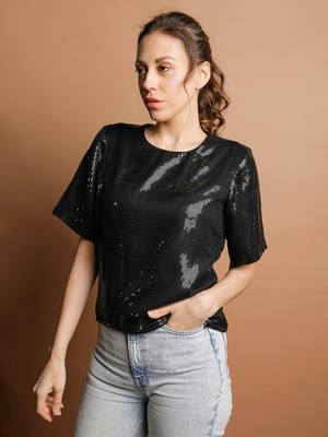 Sequin embellished top 3
