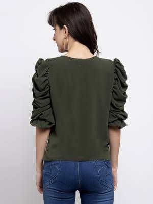 Puff sleeve top 3